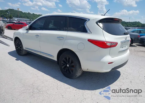 2013 Infiniti Jx35 z USA, uszkodzony, nr VIN 5N1AL0MM5DC325574